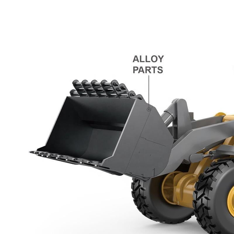 RC Bulldozer Toy with Light and Sound