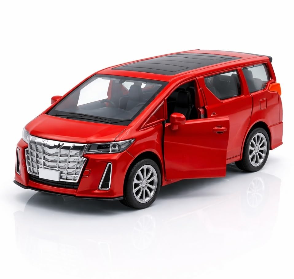 1:32 Scale Alphard Toy Car – Toyota Die-Cast Mini Metal Pull Back
