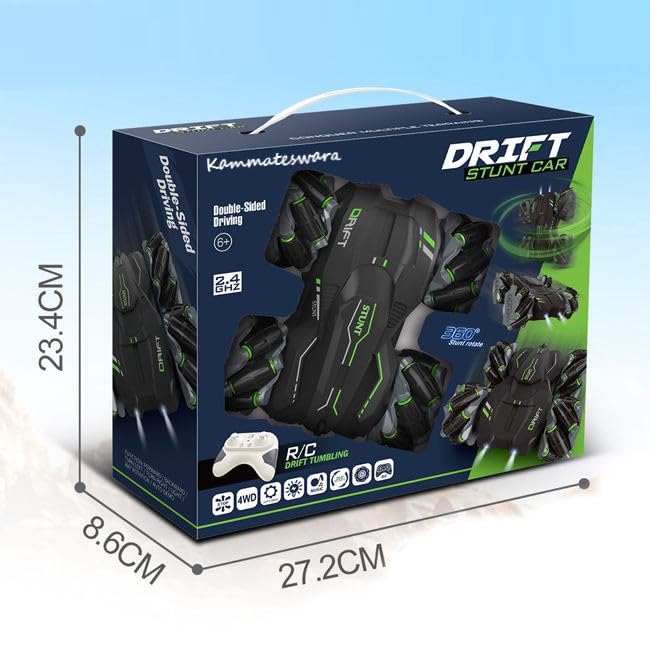Drift Stunt Car 4WD 360° Flip RC Car with Lights & Music