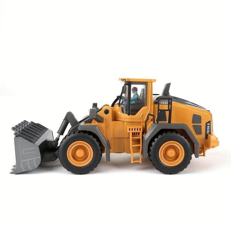 RC Bulldozer Toy with Light and Sound