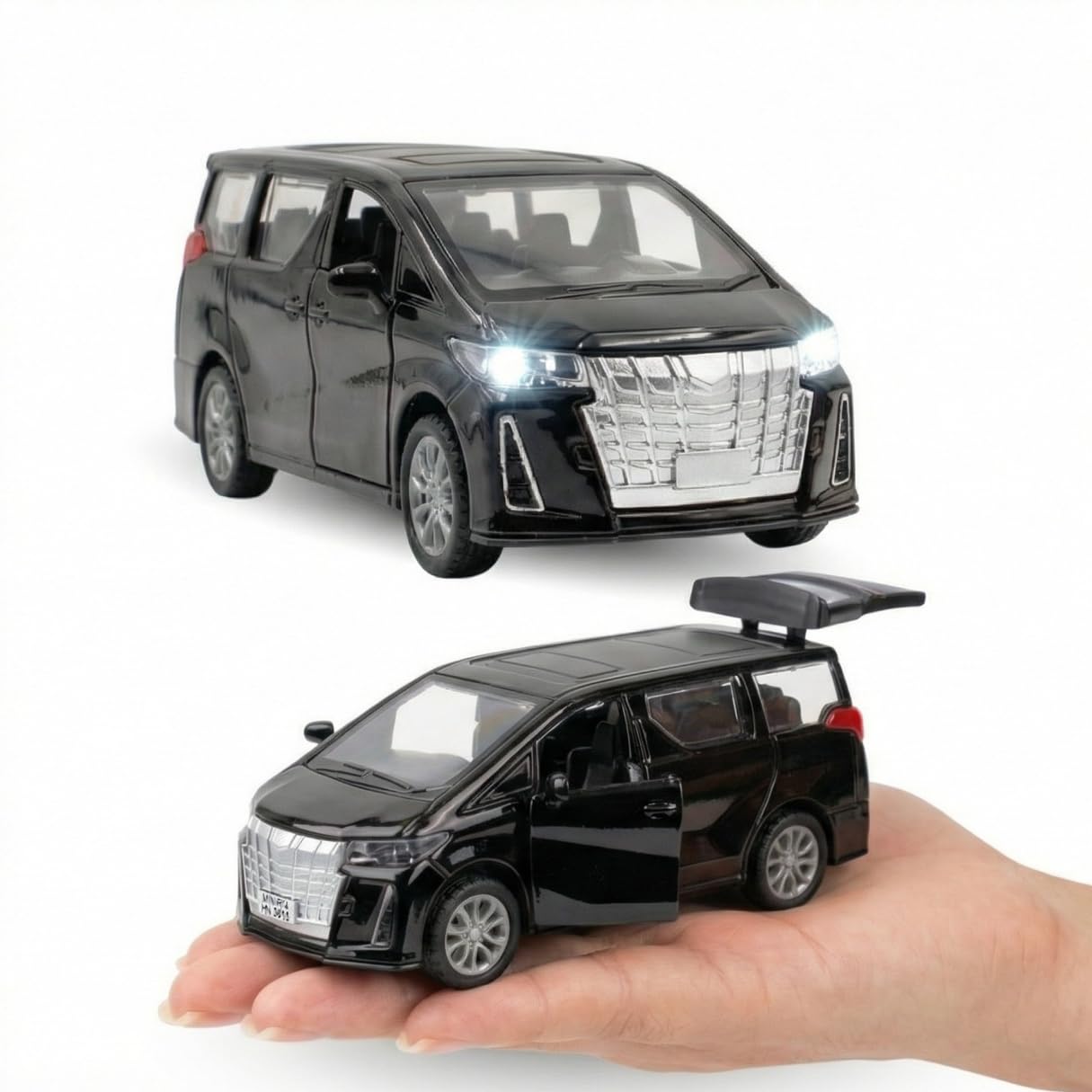 1:32 Scale Alphard Toy Car – Toyota Die-Cast Mini Metal Pull Back