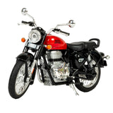 Royal Enfield 1:15 Scale Diecast Motorcycle Model Toy, Pull Back Action, Bullet Bike