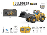 RC Bulldozer Toy with Light and Sound
