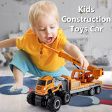 1:43 Metal Head Construction Crane Truck Toys