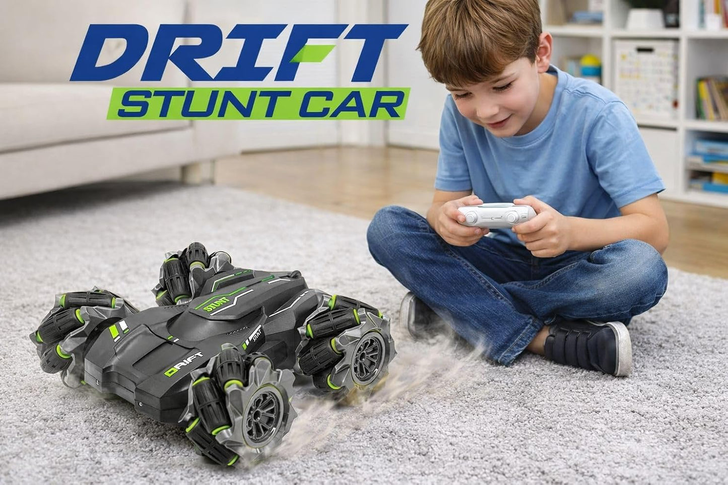 Drift Stunt Car 4WD 360° Flip RC Car with Lights & Music