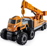 1:43 Metal Head Construction Crane Truck Toys