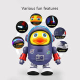 Space Duck Dancing Toy with LED Lights & Music