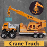1:43 Metal Head Construction Crane Truck Toys