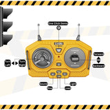 RC Bulldozer Toy with Light and Sound