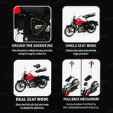 Royal Enfield 1:15 Scale Diecast Motorcycle Model Toy, Pull Back Action, Bullet Bike