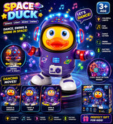 Space Duck Dancing Toy with LED Lights & Music