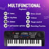 37-Key Kids Keyboard Piano with Microphone