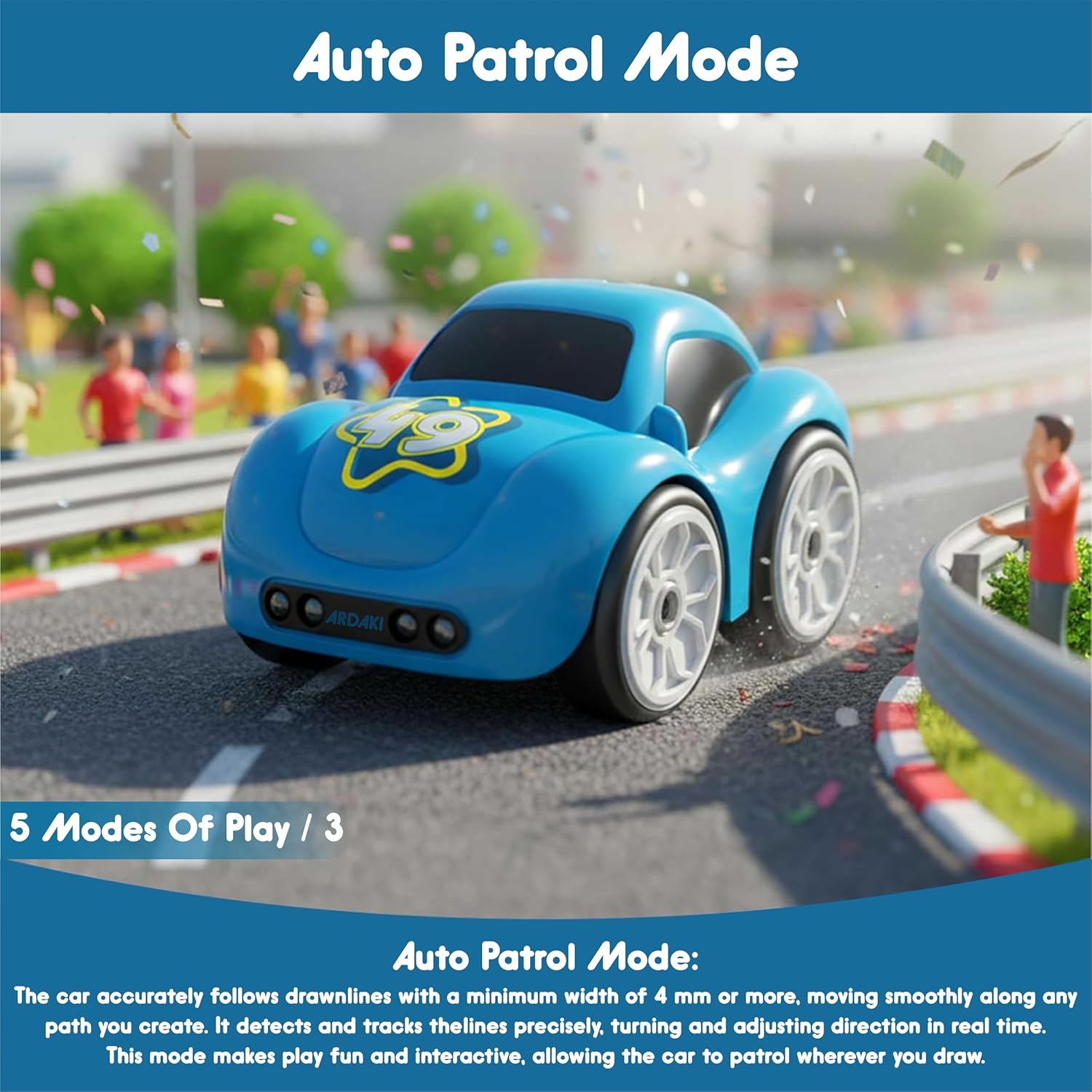 Mini RC Intelligent Sensor Stunt Car