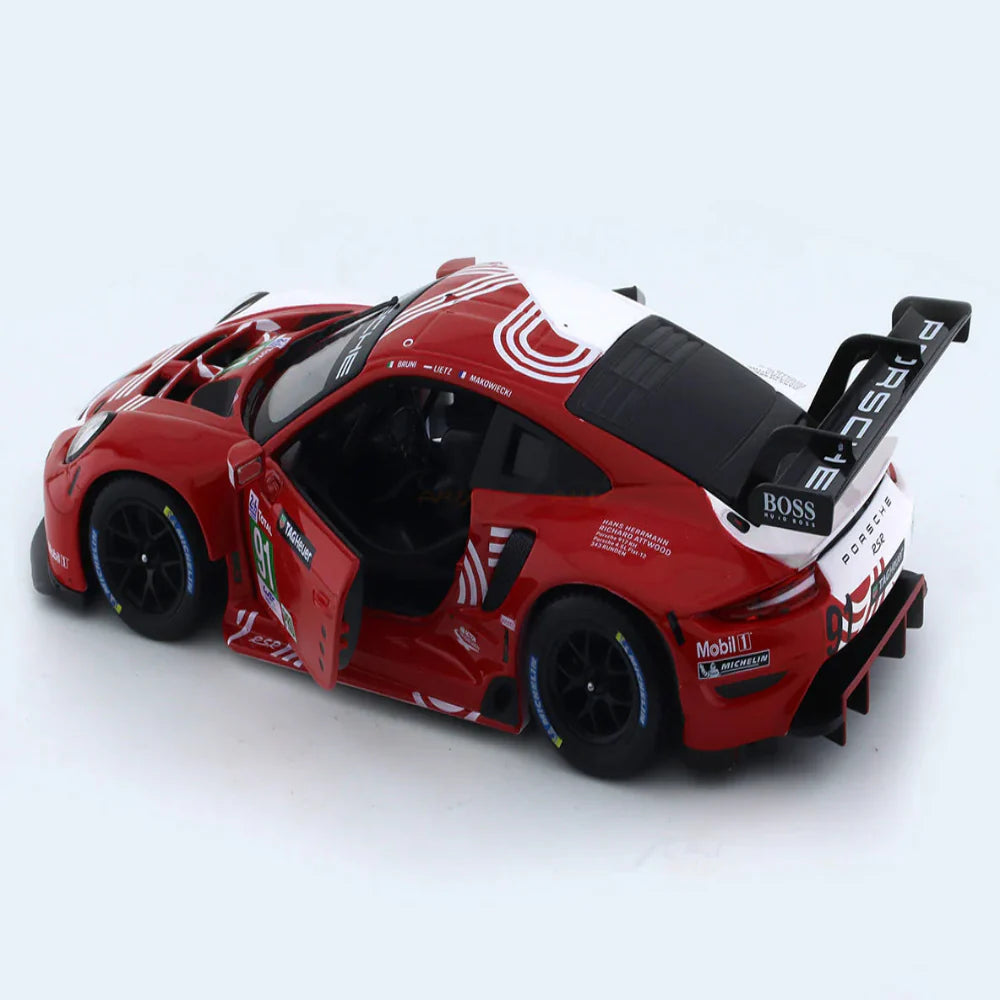 Bburago 2020 Porsche 911 RSR LM 1:24 Bburago licensed diecast Scale Model car