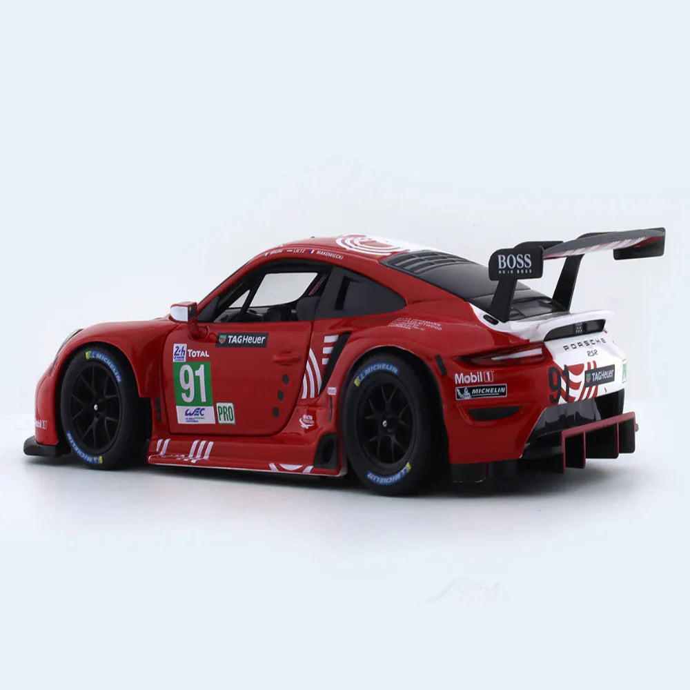 Bburago 2020 Porsche 911 RSR LM 1:24 Bburago licensed diecast Scale Model car