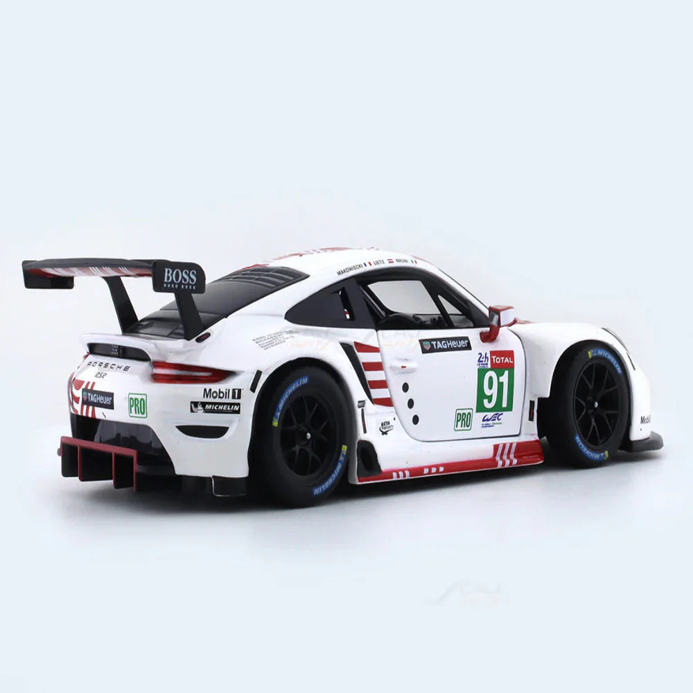 Bburago 2020 Porsche 911 RSR LM 1:24 Bburago licensed diecast Scale Model car