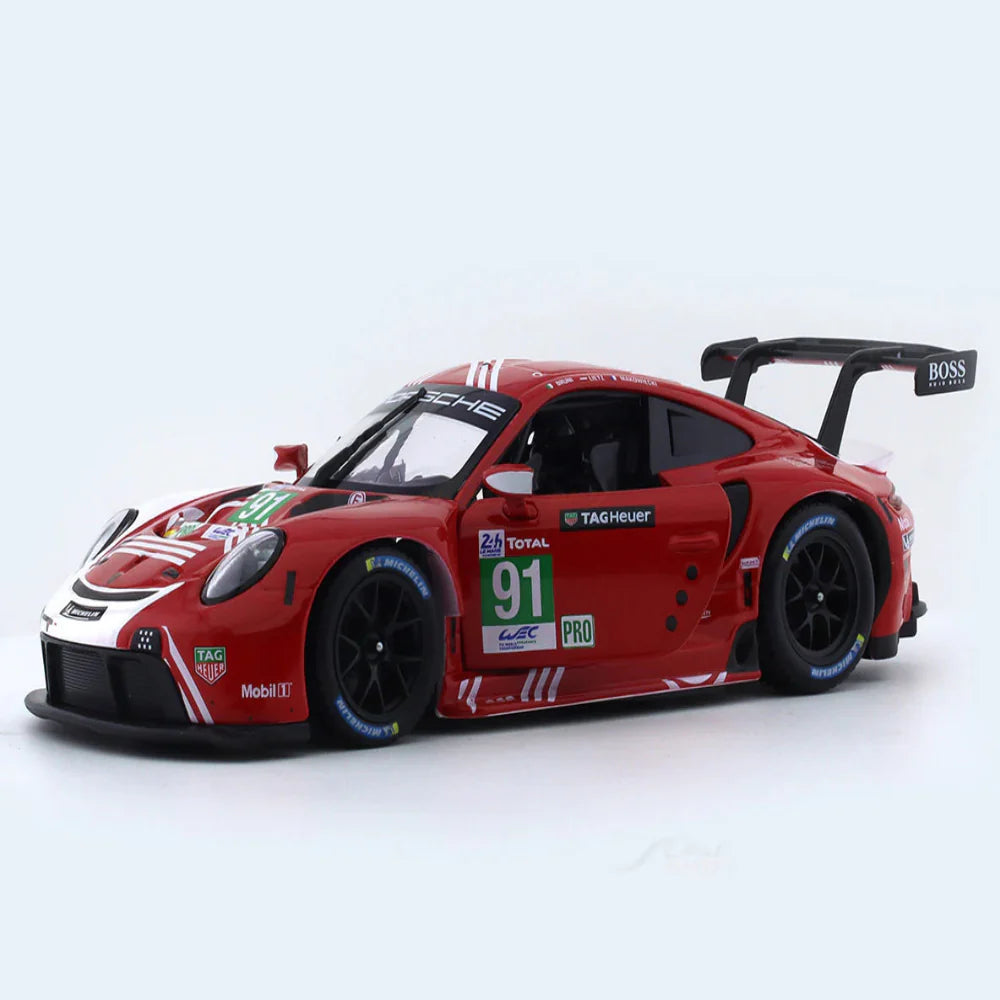Bburago 2020 Porsche 911 RSR LM 1:24 Bburago licensed diecast Scale Model car