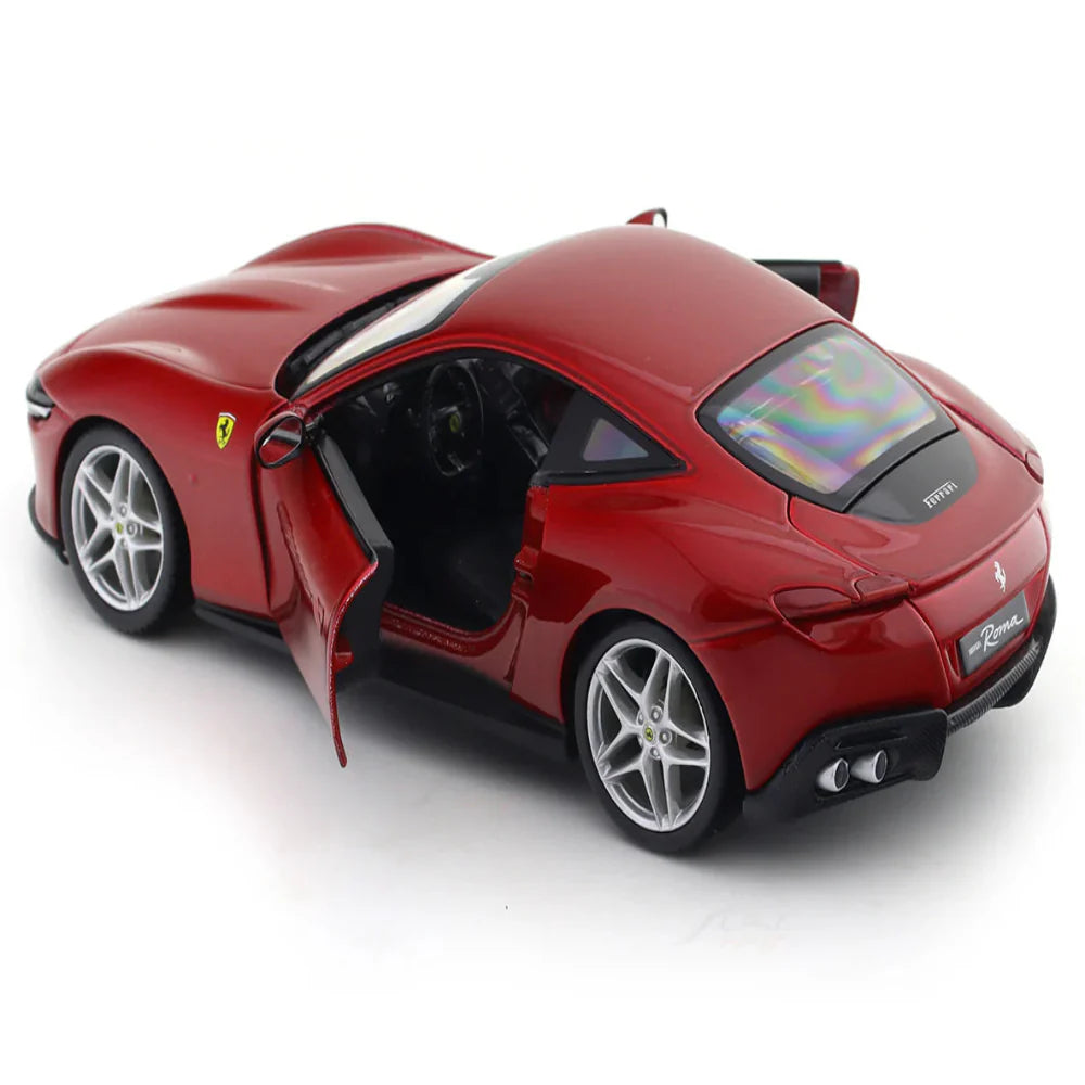 Bburago Ferrari Roma with Acrylic case 1:24 Bburago licensed diecast Scale Model car collectible