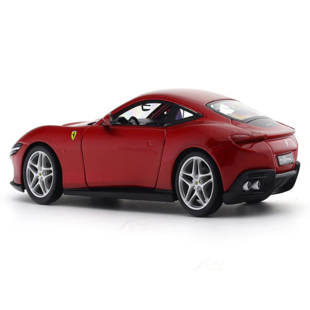 Bburago Ferrari Roma with Acrylic case 1:24 Bburago licensed diecast Scale Model car collectible