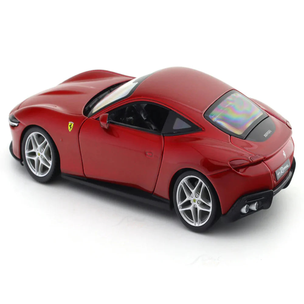 Bburago Ferrari Roma with Acrylic case 1:24 Bburago licensed diecast Scale Model car collectible