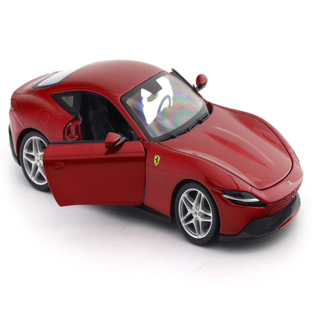 Bburago Ferrari Roma with Acrylic case 1:24 Bburago licensed diecast Scale Model car collectible