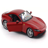 Bburago Ferrari Roma with Acrylic case 1:24 Bburago licensed diecast Scale Model car collectible