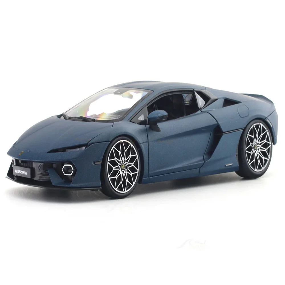 Bburago Lamborghini Temerario Blue 1:18 Bburago Licensed Diecast Scale Model Car Collectible