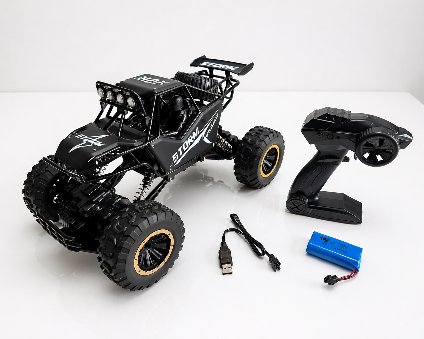 20Km/h RC Off-Road 1/10 4WD Alloy Climbing Rock Car
