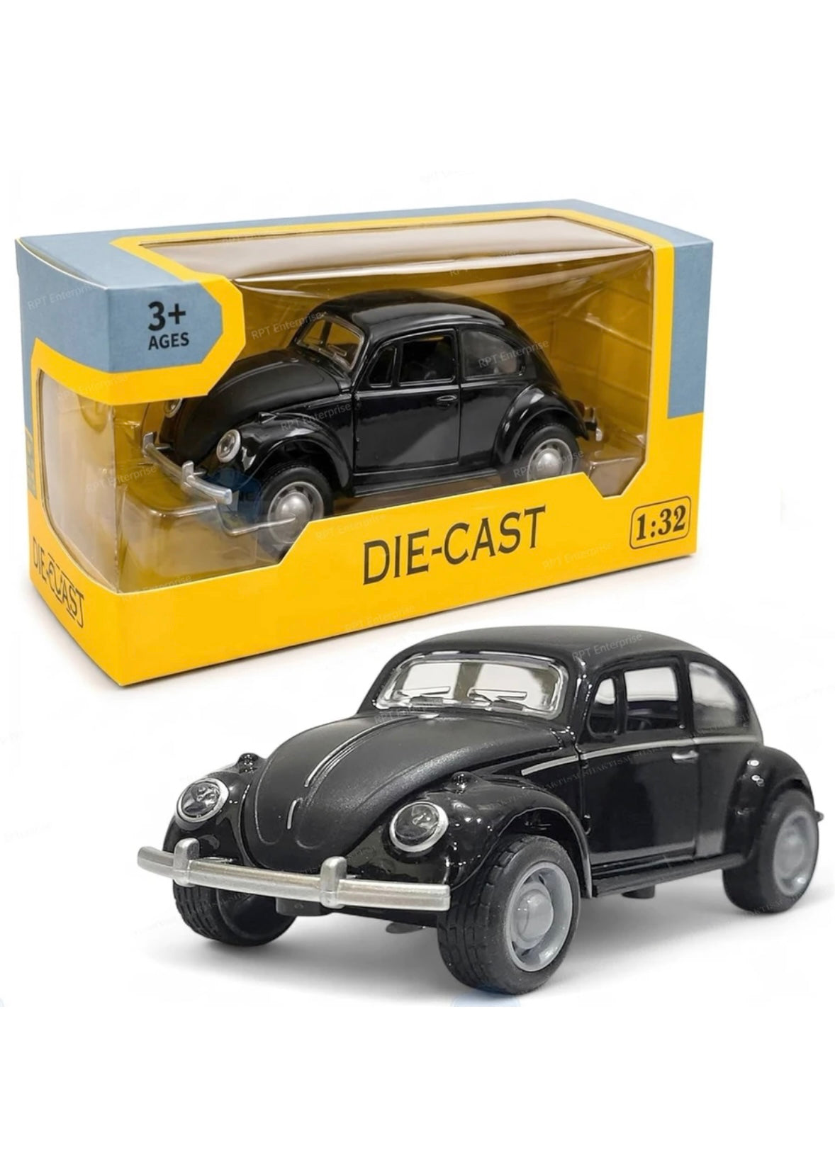 1:32 scale Volkswagen Beetle Die-Cast Collectible Car Model