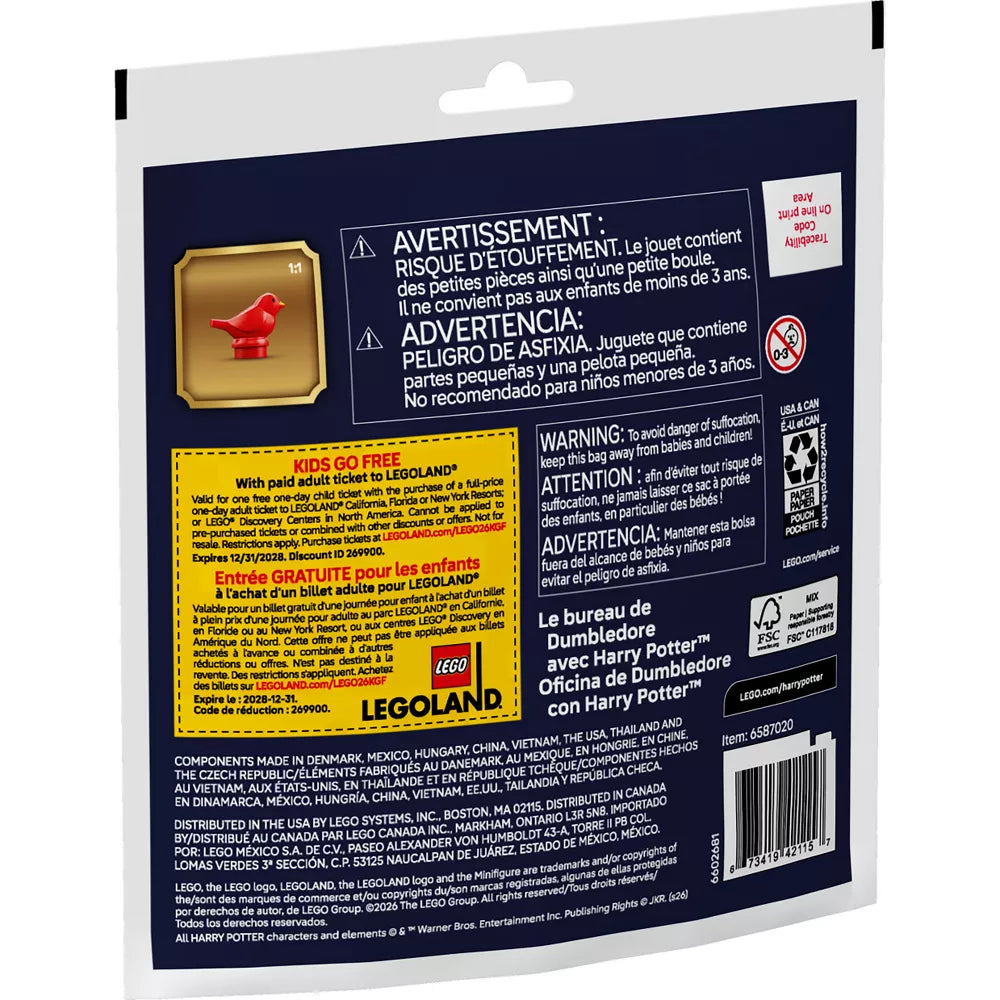 Lego 30724 Recruitment Bags Dumbledore's Office With Harry Potter (42 Pieces)