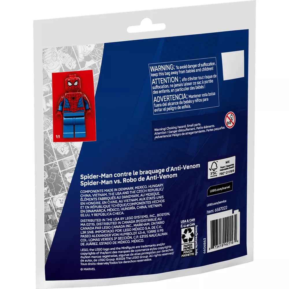 Lego 30725 Recruitment Bags Spider-Man Vs. Anti-Venom Heist (31 Pieces)