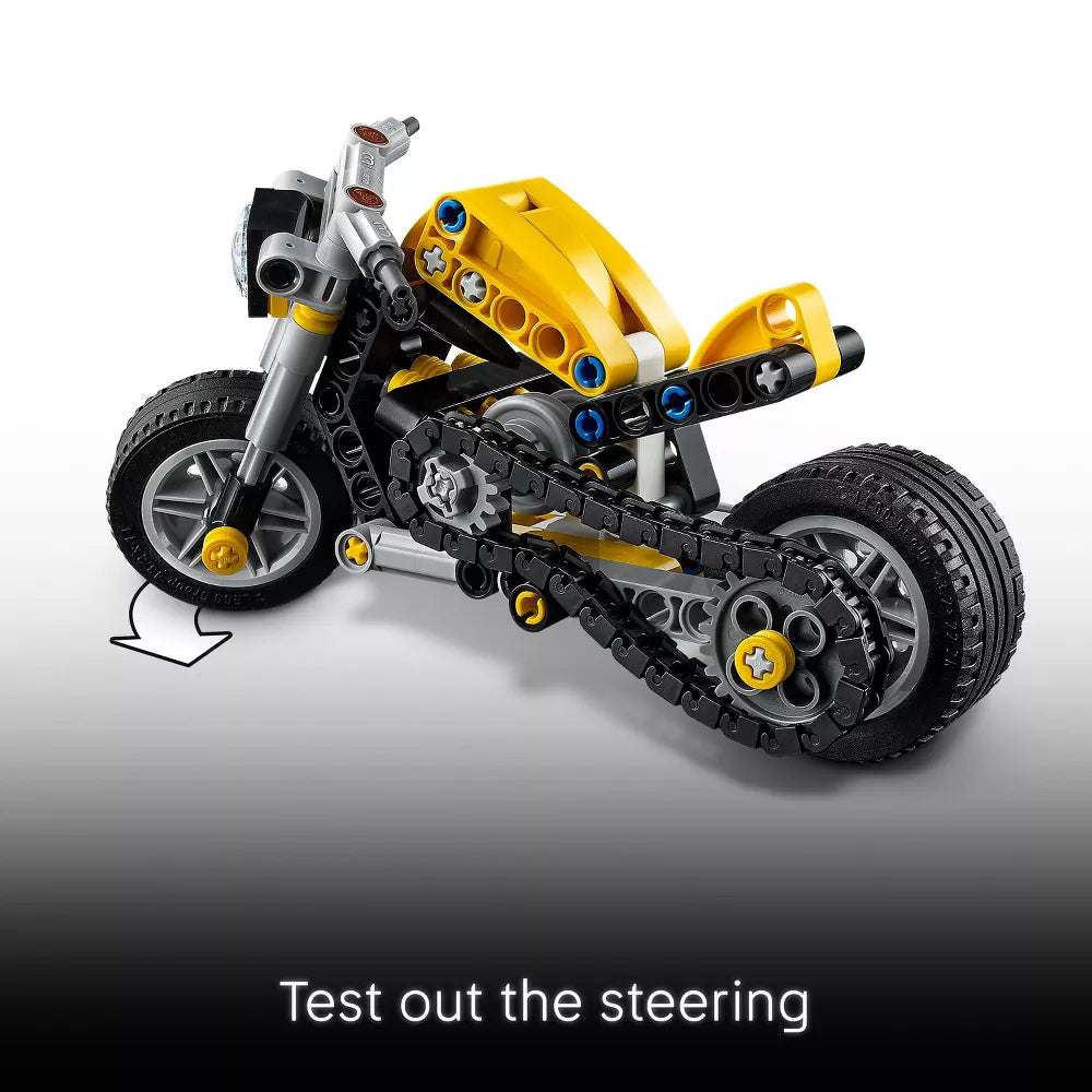 Lego 42225 Technic Yellow Motorcycle (151 Pieces)