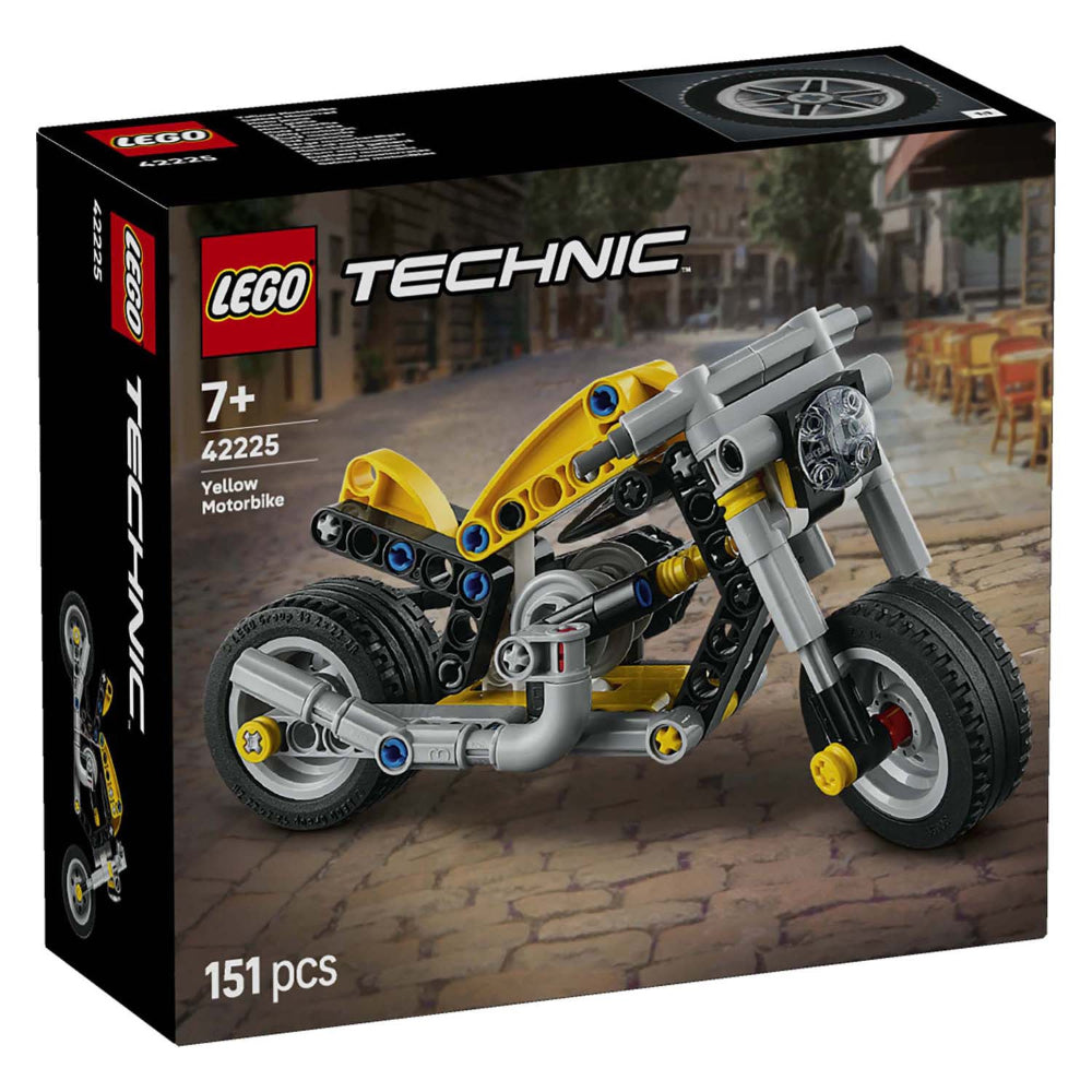 Lego 42225 Technic Yellow Motorcycle (151 Pieces)