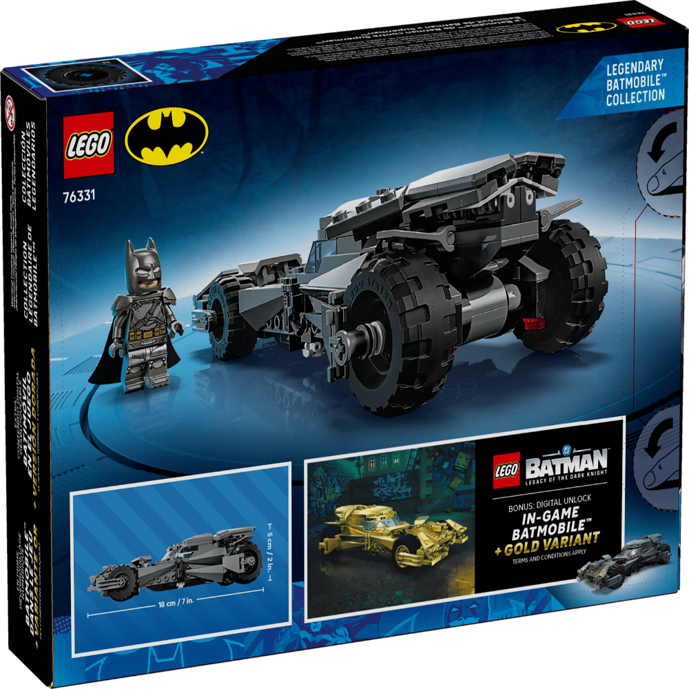 Lego 76331 Super Heroes DC Batman V Superman Batmobile (220 Pieces)