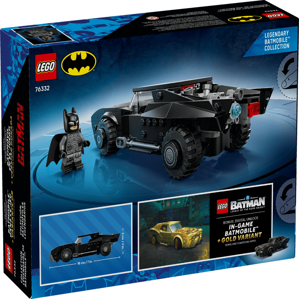 Lego 76332 Super Heroes DC The Batman Batmobile (330 Pieces)