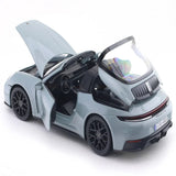 Maisto 2025 Porsche 911 992.2 Targa 4 GTS Hybrid Aventurine Green 1:18 Maisto Licensed Diecast Scale Model Car Collectible