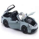 Maisto 2025 Porsche 911 992.2 Targa 4 GTS Hybrid Aventurine Green 1:18 Maisto Licensed Diecast Scale Model Car Collectible