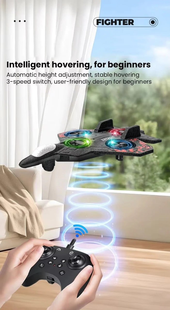 Remote Control Foam Fighter Jet Plane
