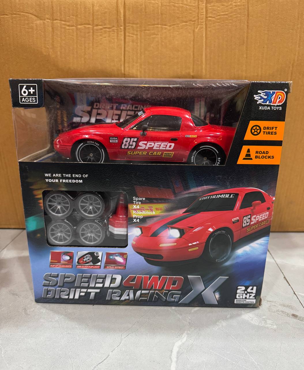 Headlight Open Smoke Drift RC Car