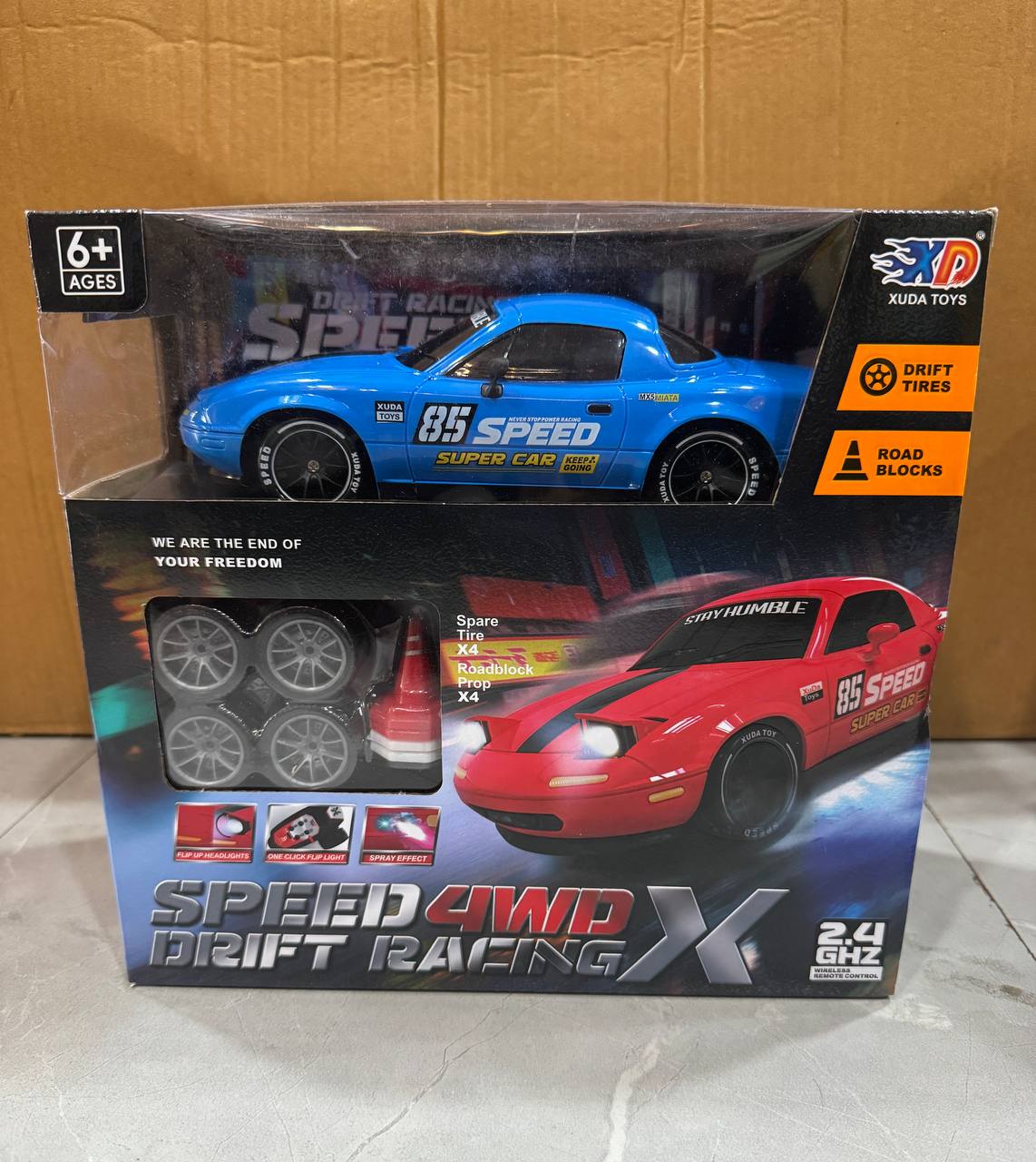 Headlight Open Smoke Drift RC Car