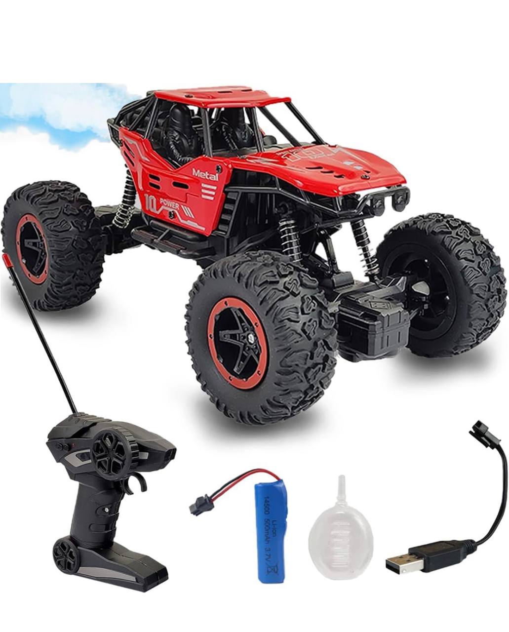 1:16 Scale 27 Mhz Smoke Rock Crawler Truck