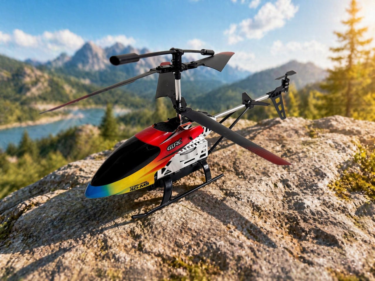 RC Metal Helicopter With Altitude Hold
