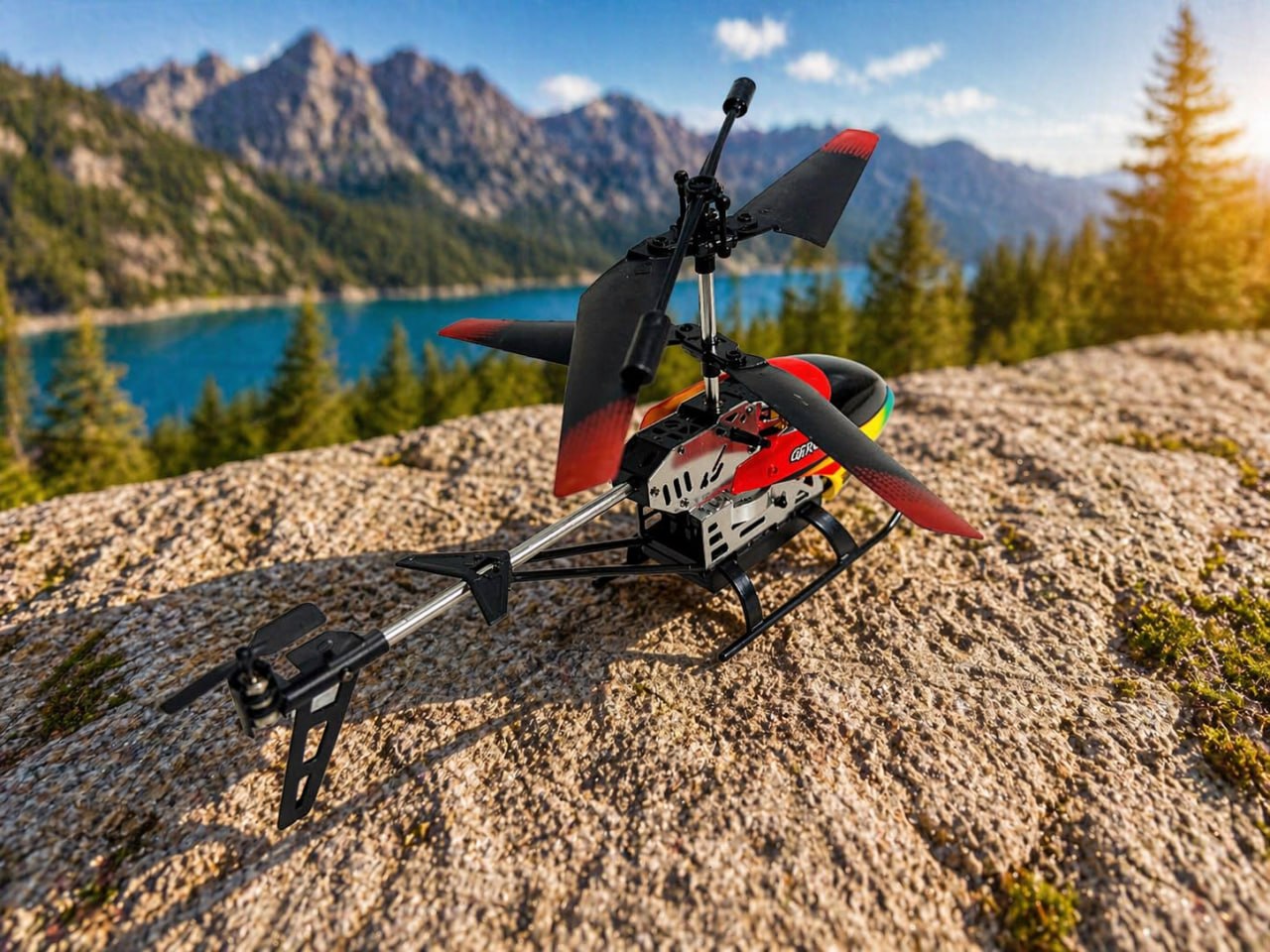 RC Metal Helicopter With Altitude Hold