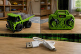 1:64 Metal Mini RC Dump Truck hj2025-3d