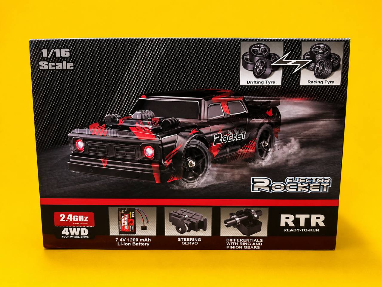 Hobby Grade Ejector Rocket RC Car - HS16351