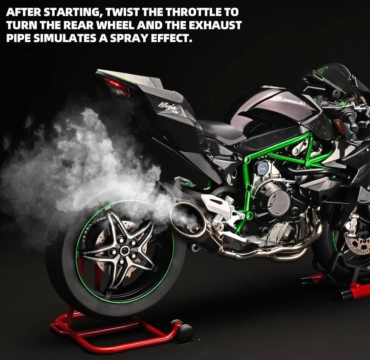 1:9 scale Kawasaki h2r die cast working model