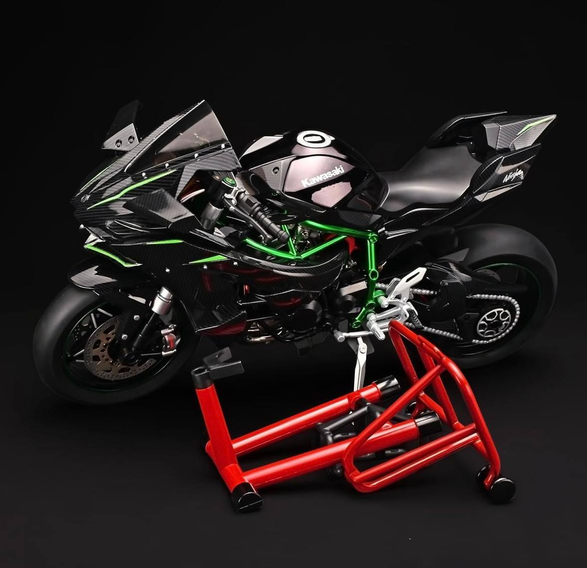 1:9 scale Kawasaki h2r die cast working model