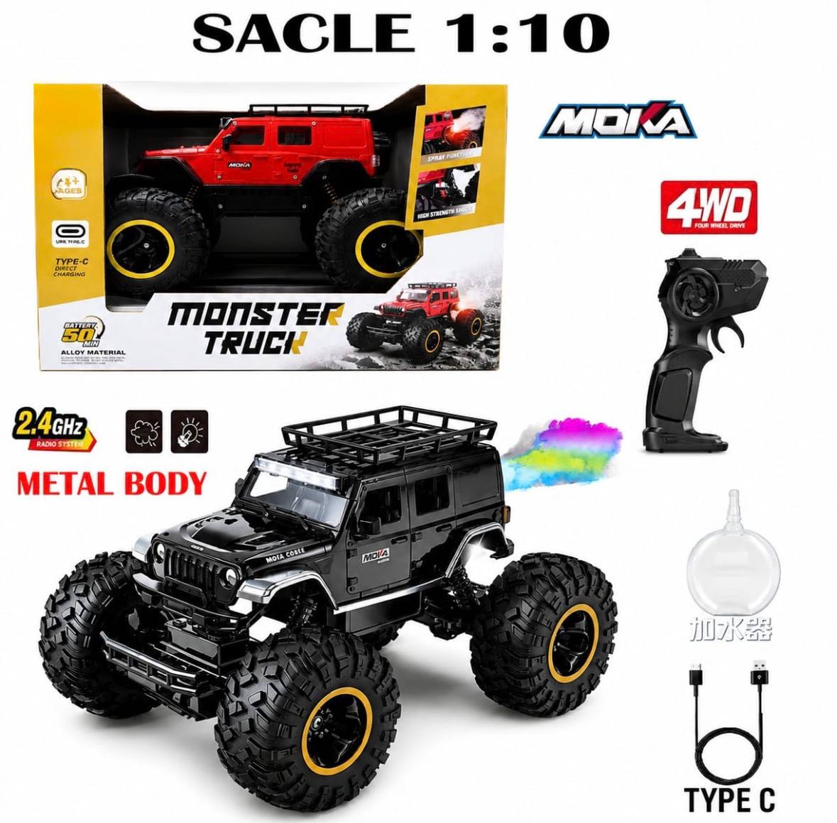 1:10 Scale MOKA RC Monster Truck