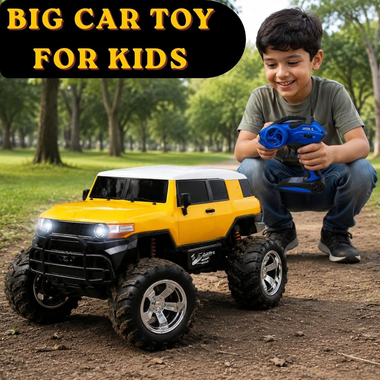 1:8 Scale Remote Control Big SUV Car with Inflated Off-Road Tires