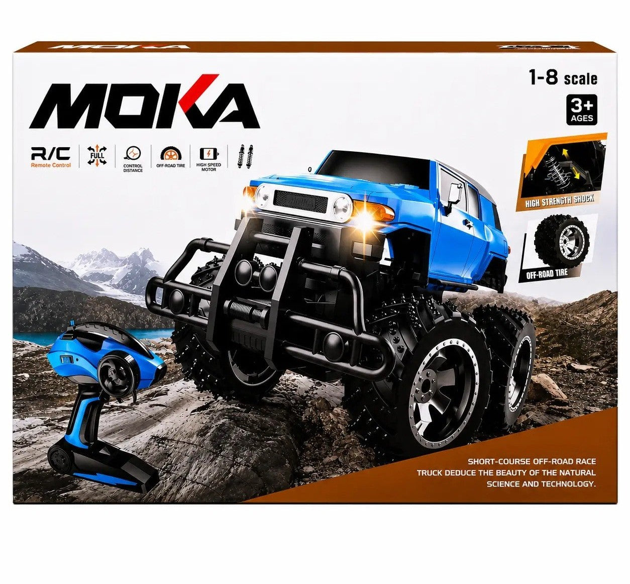 1:8 Scale Remote Control Big SUV Car with Inflated Off-Road Tires